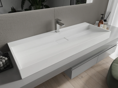 Умивальник (раковина) MEXEN AVA WHITE 120 1/O накладний підвісний