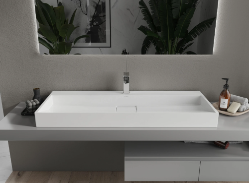 Умивальник (раковина) MEXEN AVA WHITE 120 1/O накладний підвісний