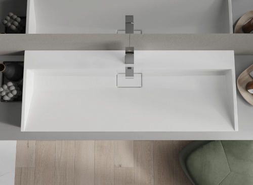 Умивальник (раковина) MEXEN AVA WHITE 120 1/O накладний підвісний