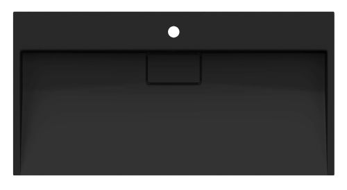 Умывальник (раковина) MEXEN AVA BLACK MATT 90 1/O накладной подвесной