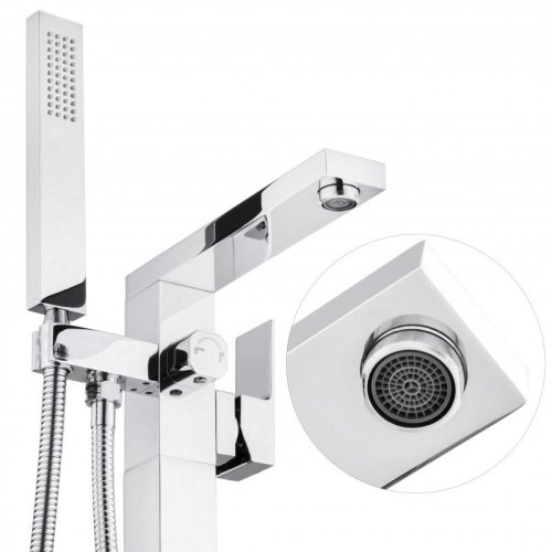 Смеситель для ванны Yoka GAPPO 98 CHROM хром напольный