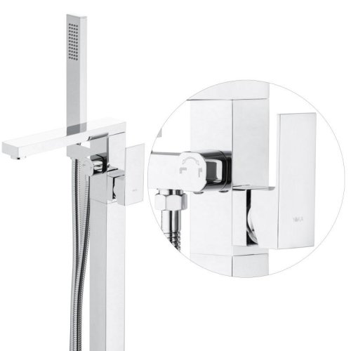 Смеситель для ванны Yoka GAPPO 98 CHROM хром напольный