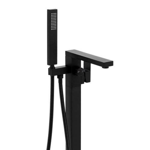 Смеситель для ванны Yoka GAPPO 98 BLACK MATT черный напольный