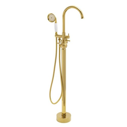 Змішувач для ванни Yoka VIENNA GOLD золотий підлоговий