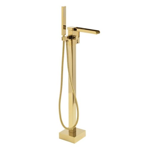 Смеситель для ванны Yoka ROMA GOLD золотой напольный