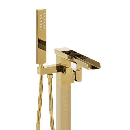 Смеситель для ванны Yoka ROMA GOLD золотой напольный