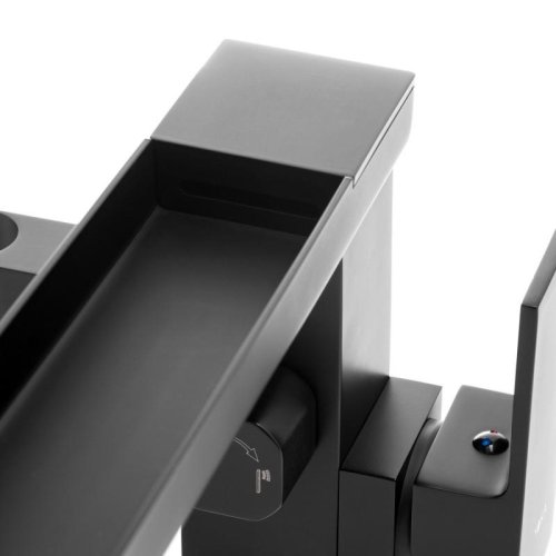 Смеситель для ванны Yoka ROMA BLACK MATT черный напольный