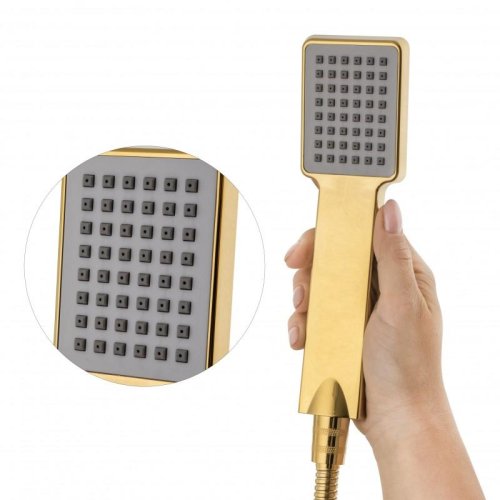 Смеситель для ванны и душа Yoka TALEA GOLD золотой настенный