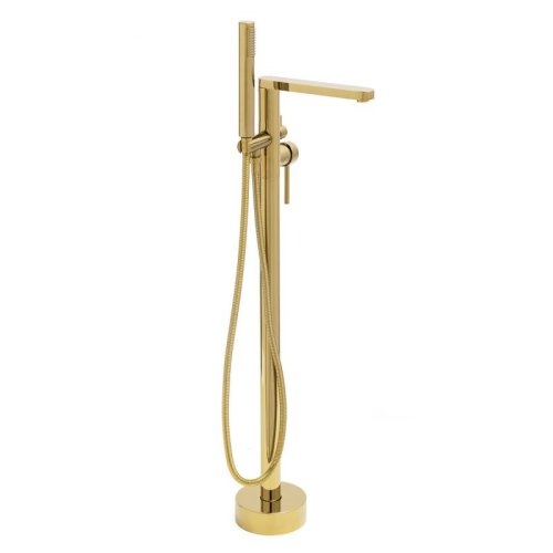 Смеситель для ванны Yoka CARLA GOLD золотой напольный