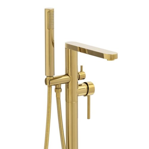 Смеситель для ванны Yoka CARLA GOLD золотой напольный