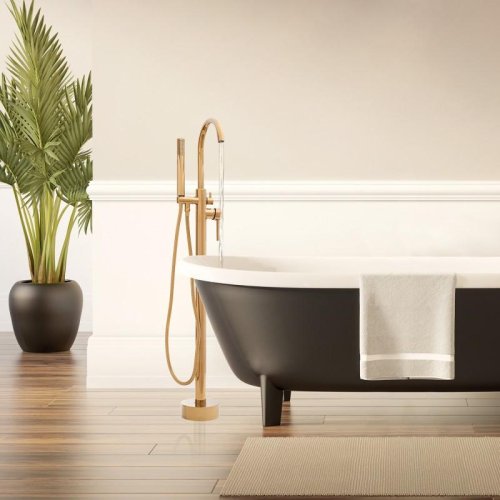 Змішувач для ванни Yoka MONTE GOLD золотий підлоговий