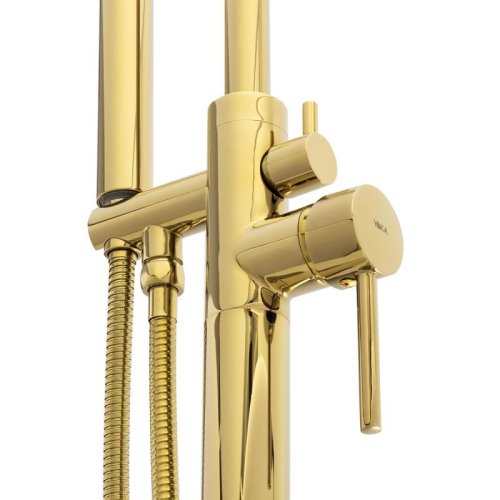 Змішувач для ванни Yoka MONTE GOLD золотий підлоговий