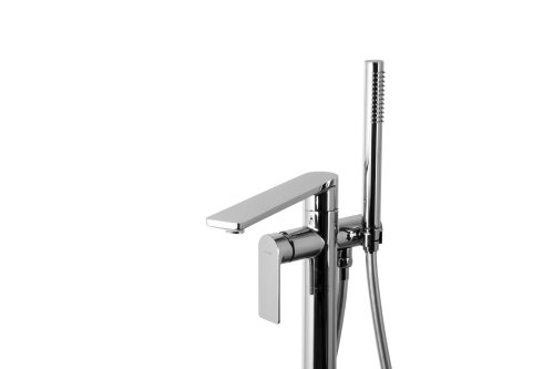 Смеситель для ванны Corsan TRINO CHROME хром напольный