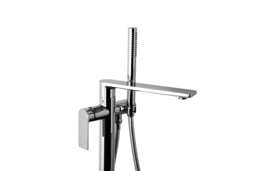 Смеситель для ванны Corsan TRINO CHROME хром напольный