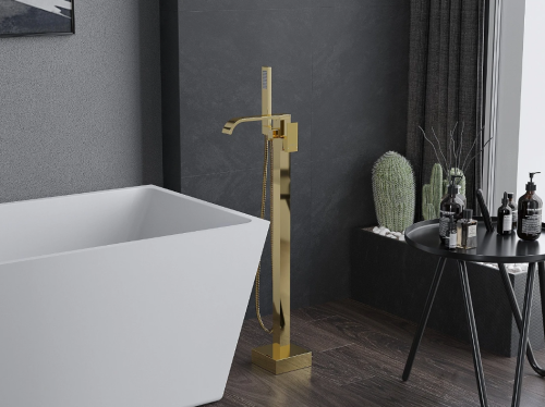 Змішувач для ванни MEXEN LAVA GOLD для підлоги