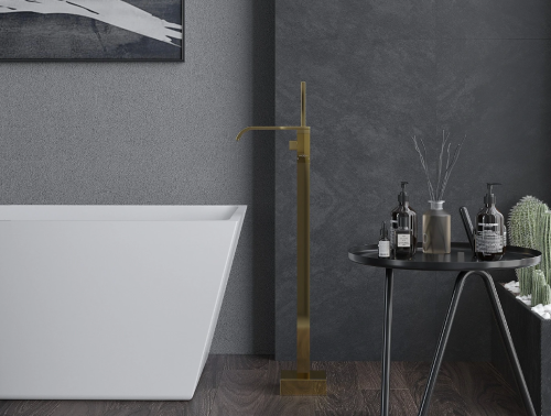 Змішувач для ванни MEXEN LAVA GOLD для підлоги