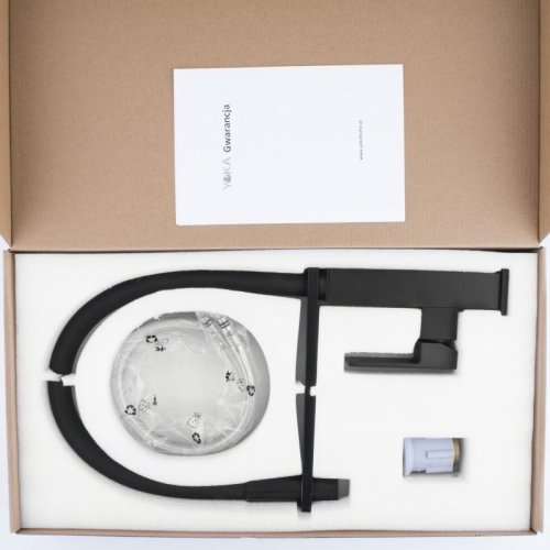 Смеситель для кухни Yoka FERRA BLACK черный