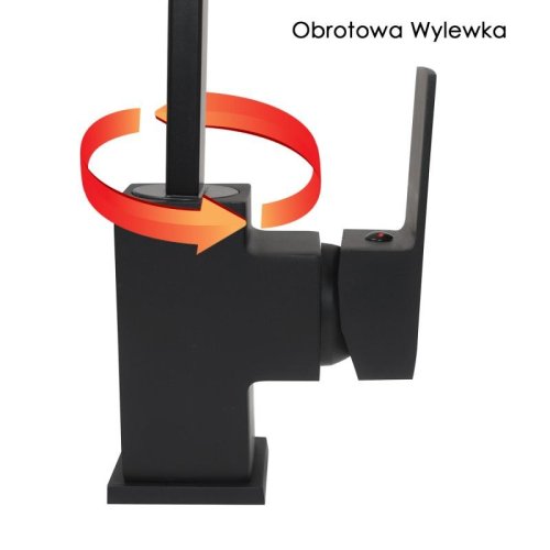 Смеситель для кухни Yoka ZORRO BLACK черный