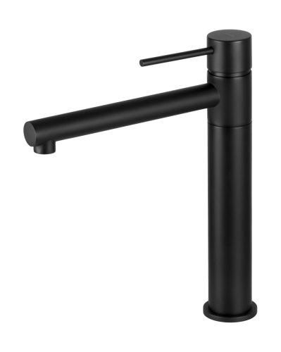 Смеситель для кухни Corsan LUGO BLACK MATT черный з подвижным носиком
