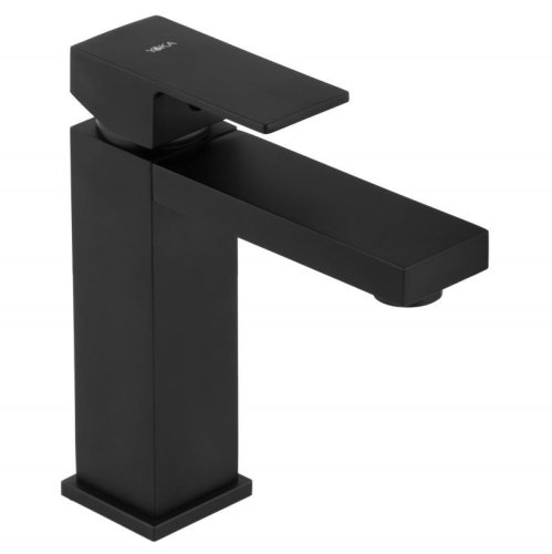 Смеситель для раковины (умывальника) Yoka GAPPO 24 BLACK черный низкий