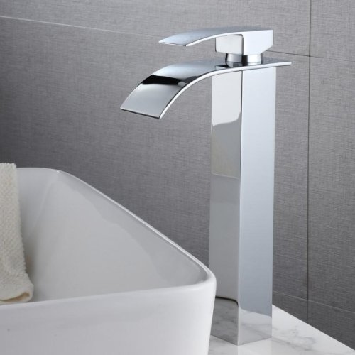 Змішувач для раковини (умивальника) Yoka NIAGARA 36 CHROM хром високий