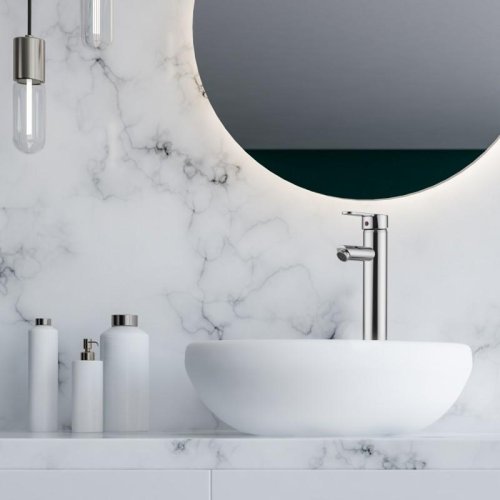 Смеситель для раковины (умывальника) Yoka OSLO CHROM хром высокий