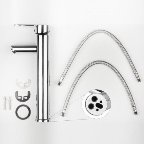 Смеситель для раковины (умывальника) Yoka OSLO CHROM хром высокий