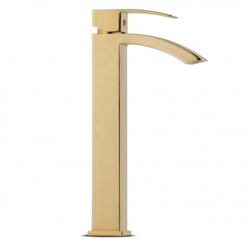 Змішувач для раковини (умивальника) Yoka SPEKTA 36 GOLD золотий високий