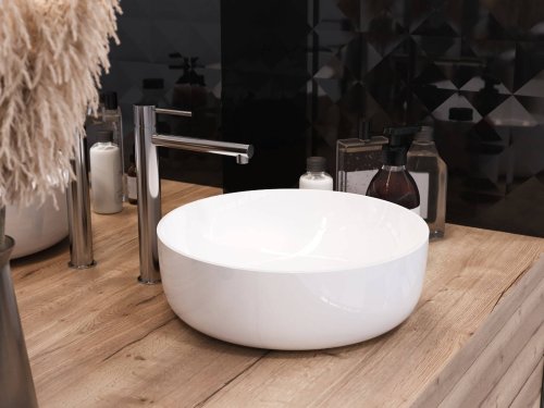 Змішувач для раковини (умивальника) Corsan LUGO GOLD золотий високий