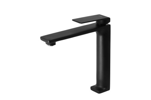 Смеситель для раковины (умывальника) Corsan TRINO BLACK MATT черный высокий