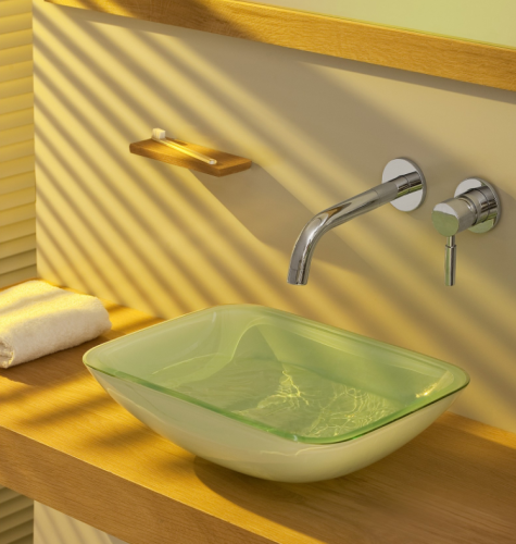 Змішувач для раковини (умивальника) KOHLMAN ROXIN CHROME + BOX прихованого монтажу