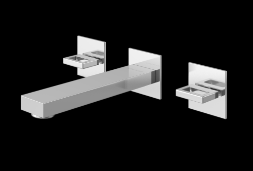 Змішувач для раковини (умивальника) KOHLMAN NEXEN CHROME + BOX прихованого монтажу