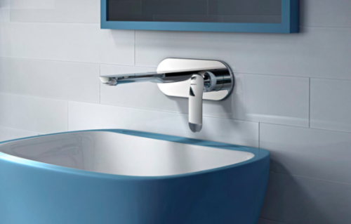 Смеситель для раковини (умывальника) CORSAN ANZIO CHROME + BOX скрытого монтажа