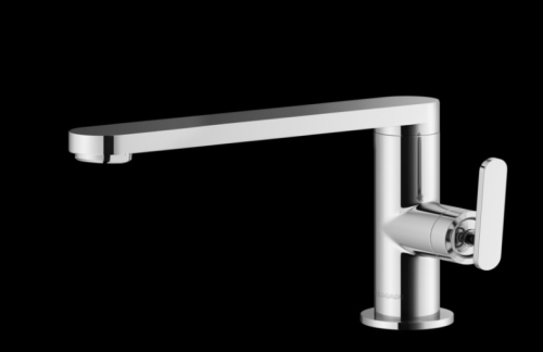 Змішувач для раковини (умивальника) KOHLMAN BOXINE LONG CHROME низький