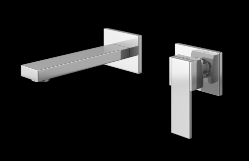 Змішувач для раковини (умивальника) KOHLMAN EXCELENT CHROME + BOX прихованого монтажу