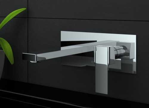 Змішувач для раковини (умивальника) KOHLMAN EXCELENT 01 CHROME + BOX прихованого монтажу