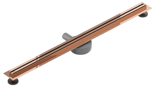 Трап для душу MEXEN FLAT SLIM ROSE GOLD 80 див.