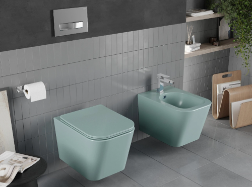 Подвесной унитаз MEXEN TEO GREEN MATT