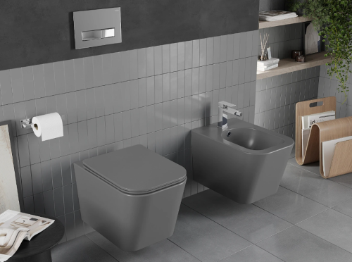 Подвесной унитаз MEXEN TEO DARK GREY MATT