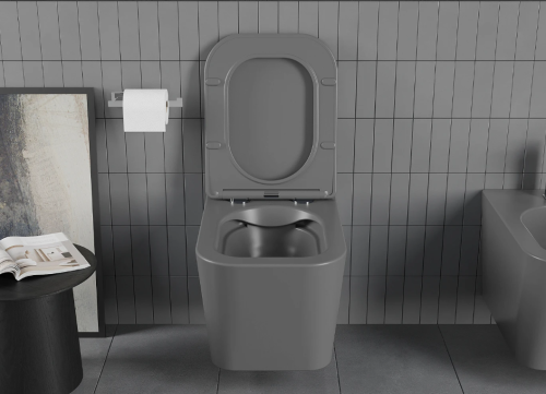 Подвесной унитаз MEXEN TEO DARK GREY MATT