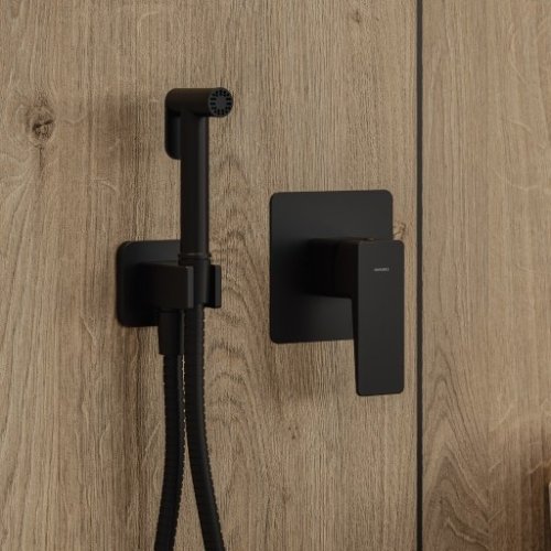 гигиенический набор Omnires Parma black mat (SYSPMBI1BL)