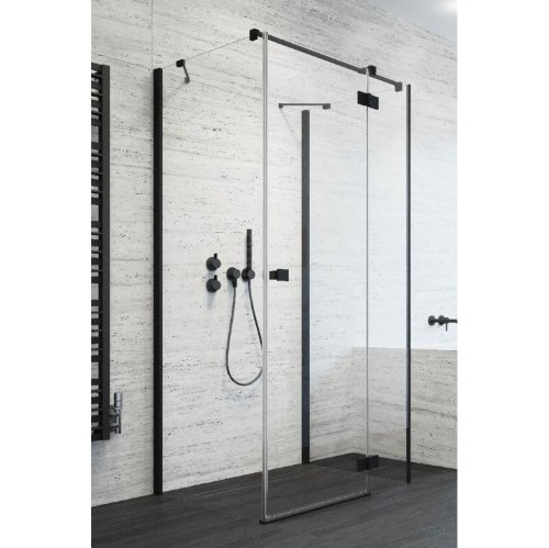 душевая стенка Radaway Essenza New Black KDJ/KDJ+S 80x200 стекло прозрачное (384051-54-01)