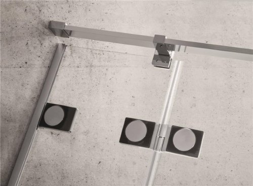 душевая дверь Radaway Euphoria KDJ G 80x200 стекло прозрачное, хром, левая (383812-01L)