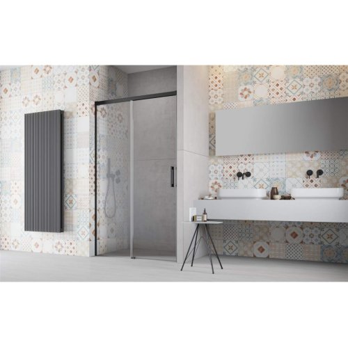 душові двері Radaway Idea Black DWJ 100x200,5 скло прозоре, ліва (387014-54-01L)