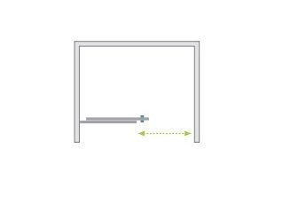 душові двері Radaway Idea DWJ 100x200,5 скло прозоре права (387014-01-01R)