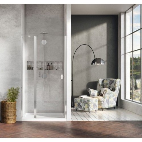 душевая дверь Radaway NES DWJ II 100x200 левая, безопасное стекло, прозрачное (10036100-01-01L)