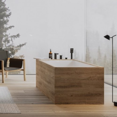 смеситель для ванны Omnires Parma black mat (PM7432BL)