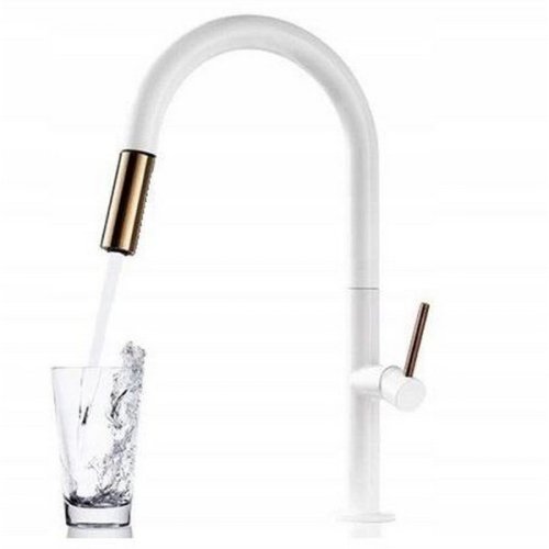 смеситель для кухни Rea Apollo white/rose gold (REA-B9603)