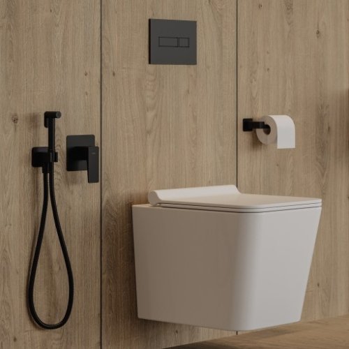 бумагодержатель Omnires Nelson black mat (NL80510BL)