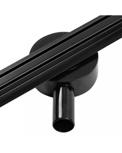 трап Calani Eco360 900 мм, slim black (CAL-G0028)